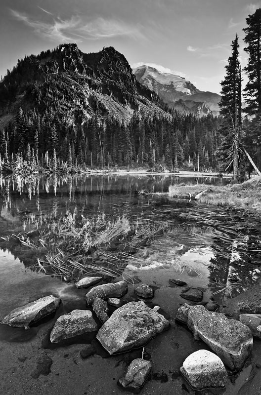 Mystic Lake Mt Rainier National Park
