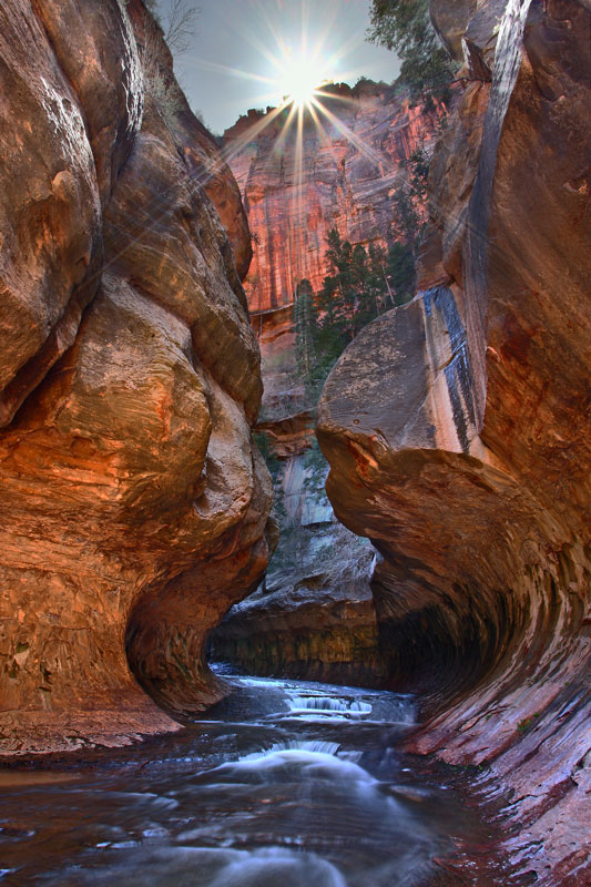 Sun Above Zion National Park