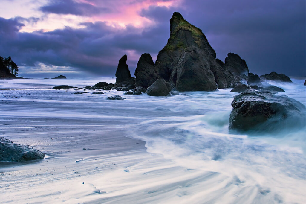 Sunset Ruby Beach Washington