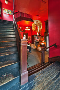 York Street Cafe Interior stairs