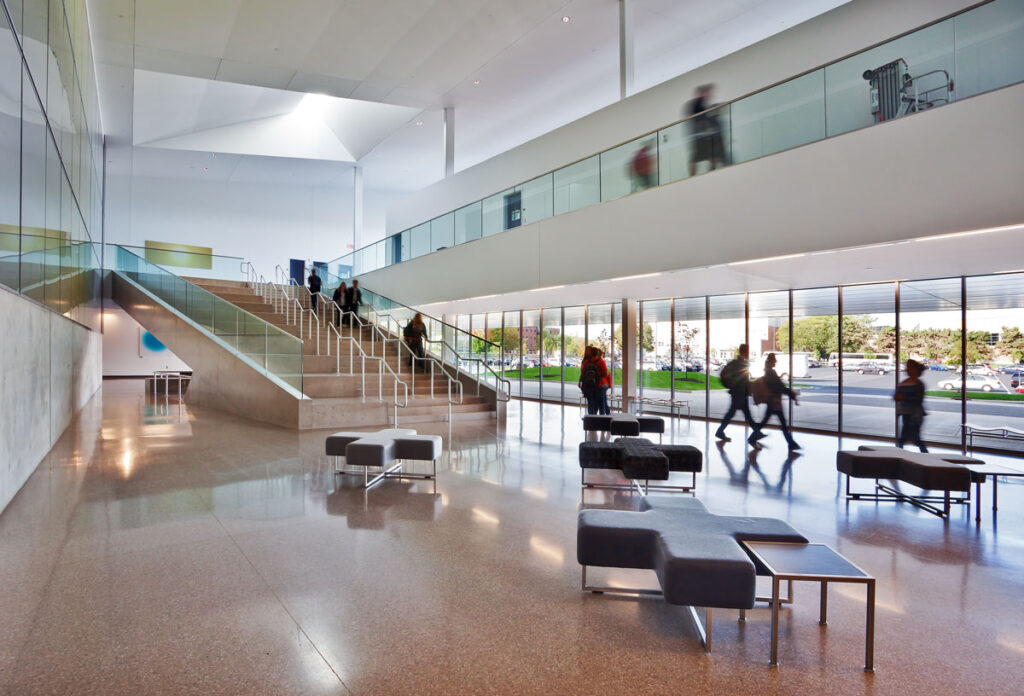 The Wolfe Center Bowling Green University Main Lobby Stairs