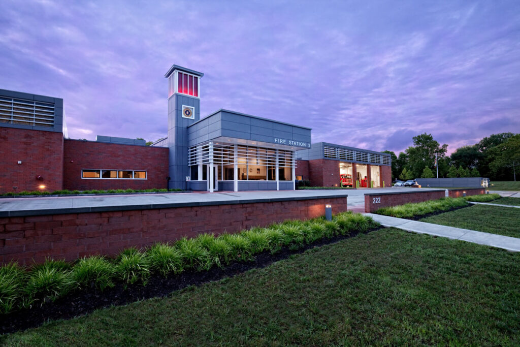 Columbus Firehouse #3 exterior entrance