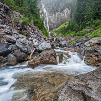 Mt Rainier Water Fall by Cory Klein